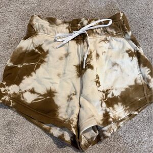 Lululemon Athletica Tan and Brown Shorts